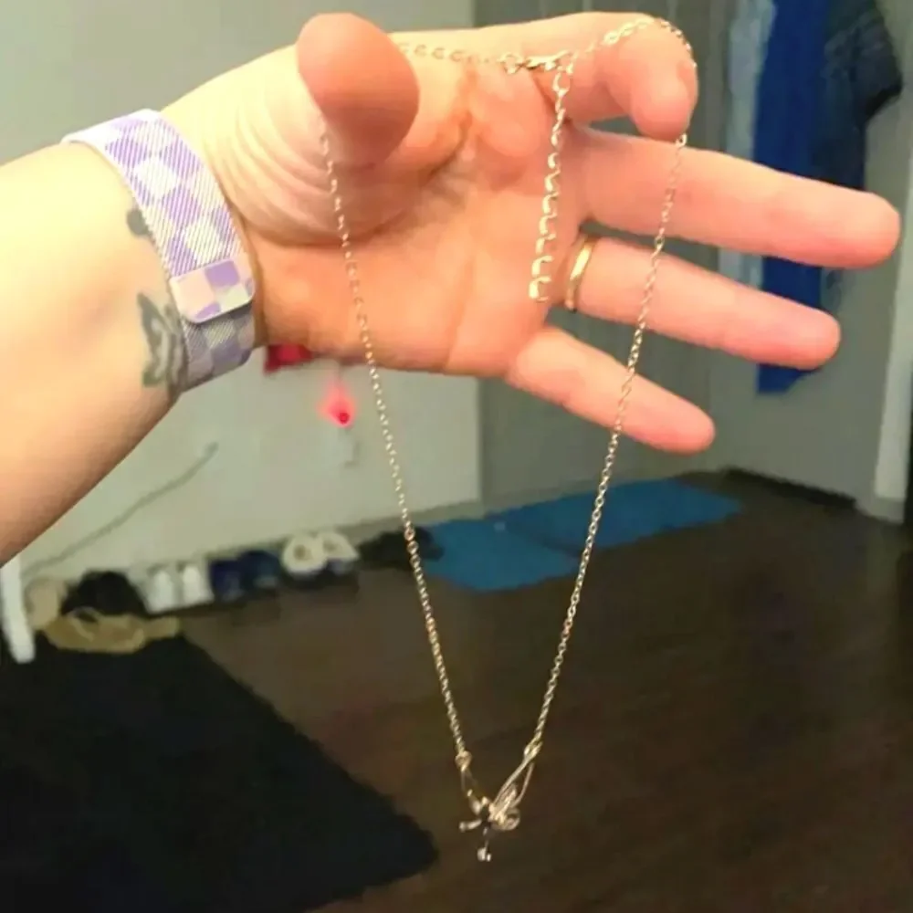 Classic Trendy cartoon rose gold plated angel pendant necklace
